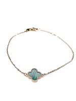 Bracciale Stocco Gioielli Donna in Oro giallo Malachite BRS 174